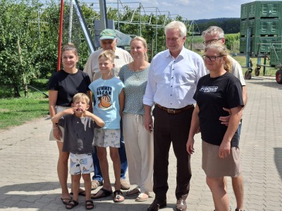 Bundeslandwirtschaftsminister Alois Rainer war zu Besuch Bundeslandwirtschaftsminister Alois Rainer war zu Besuch