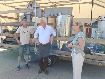 Bundeslandwirtschaftsminister Alois Rainer war zu Besuch Bundeslandwirtschaftsminister Alois Rainer war zu Besuch