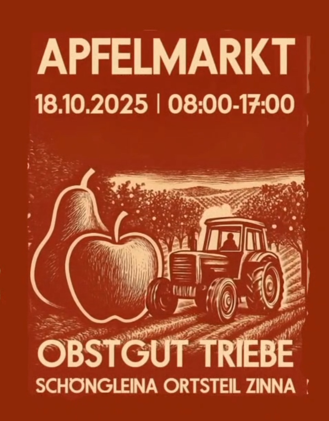 Apfelmarkt 18.10.2025 am Obstgut Triebe