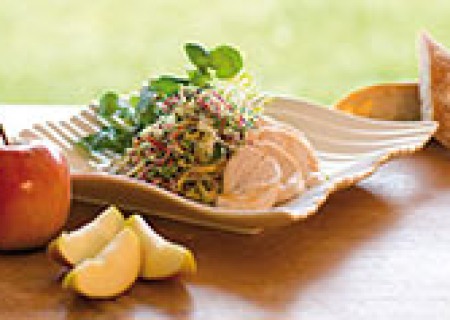 Natürlich gesund mit Obst aus Thüringen – Apfel-Sprossen-Salat