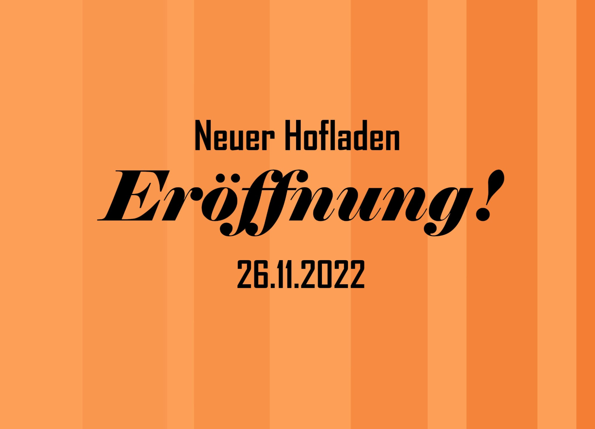 Triebes Hofladen – Eröffnung 26.11.2022
