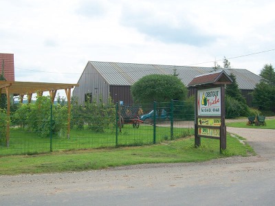 Eingang zum Obstgut Triebe Eingang zum Obstgut Triebe